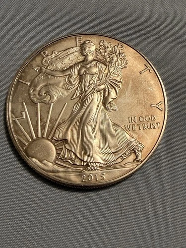 2015 SILVER AMERICAN EAGLE  1 OZ BULLION COIN