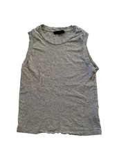 All Saints Sleeveless Athletic Tank Top Shirt Gray Boys Size S Good Condition