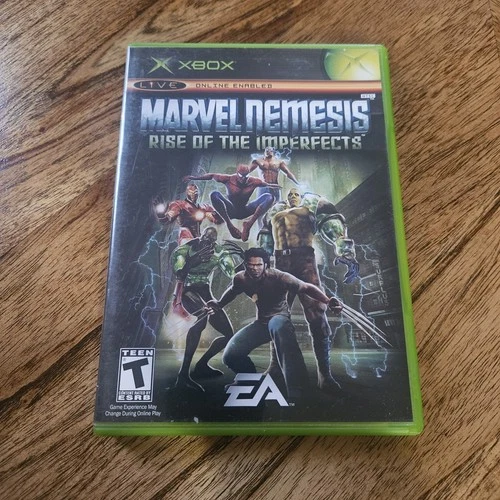 Marvel Nemesis: Rise of the Imperfects (Microsoft Xbox, 2005) CIB Complete