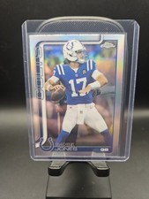 2025 Topps Chrome Daniel Jones Silver Refractor #132 Colts NFL Football