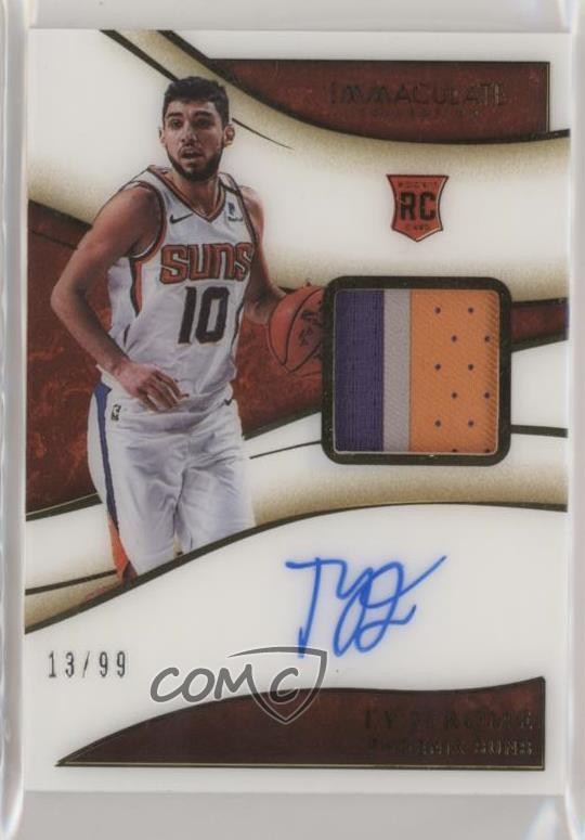 2019-20 Panini Immaculate Rookie Patch Auto 13/99 Ty Jerome #116 Patch Auto 9su