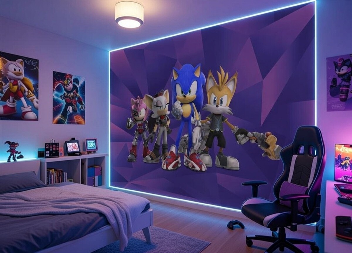 Tapis de salon Sonic The Hedgehog 18 Tapis de chambre - My Car Lovers
