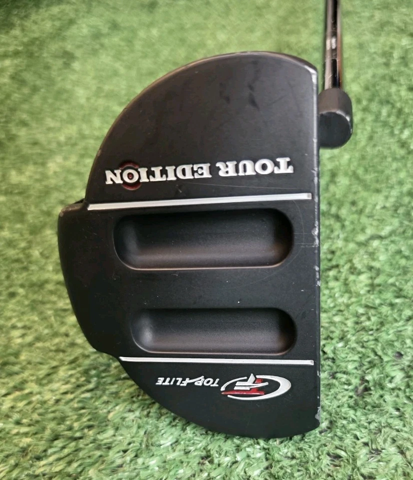 Putter de mazo para zurdos Top Flite Tour Edition eje de acero 34,5" Foto 2 de 4