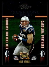 Mike Vrabel 2004 Playoff Prestige Super Bowl Heroes #SB-4 Patriots ESE