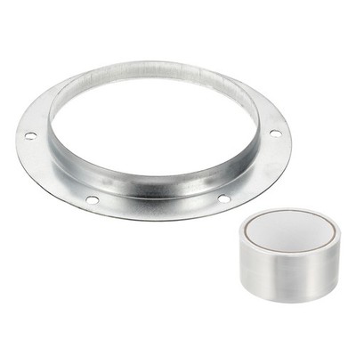 6'' Duct Connector Flange for Heating Cooling System, Galvanize Steel