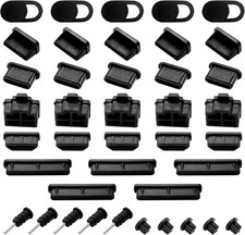 40PCS Silicone Anti-Dust Port Plugs   USB, USB-C, HDMI, RJ45, SD, Audio  Came
