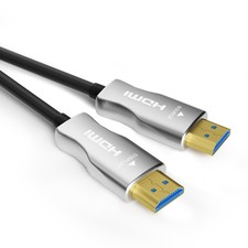 4K Fiber Optic HDMI Cable 50ft, High Speed HDMI 2.0 Cable, 18Gbps, Supports H...