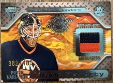 2000-01 PS Titanium WADE FLAHERTY Game Worn Jersey Patch /400 Islanders