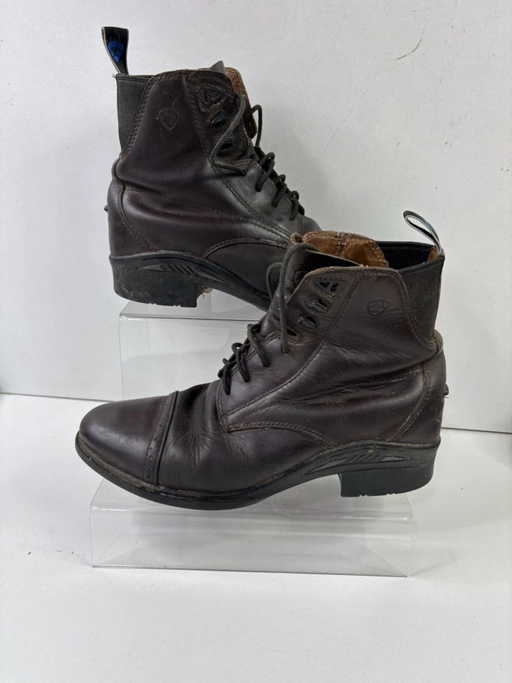 Ariat Heritage IV Paddock Paddock Boot UK 5,5 8B Braun Leder Damen Schnürstiefel