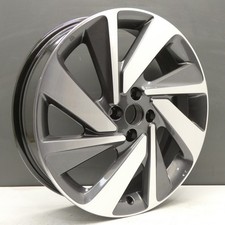 TOYOTA AYGO X 18" GREY DIAMOND CUT ALLOY WHEEL RIM 42611-0H080 GENUINE X1
