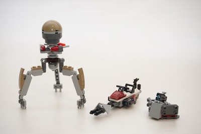 LEGO  Star Wars  Utapau Tri-Droid (75036) und Speederbike (75372)