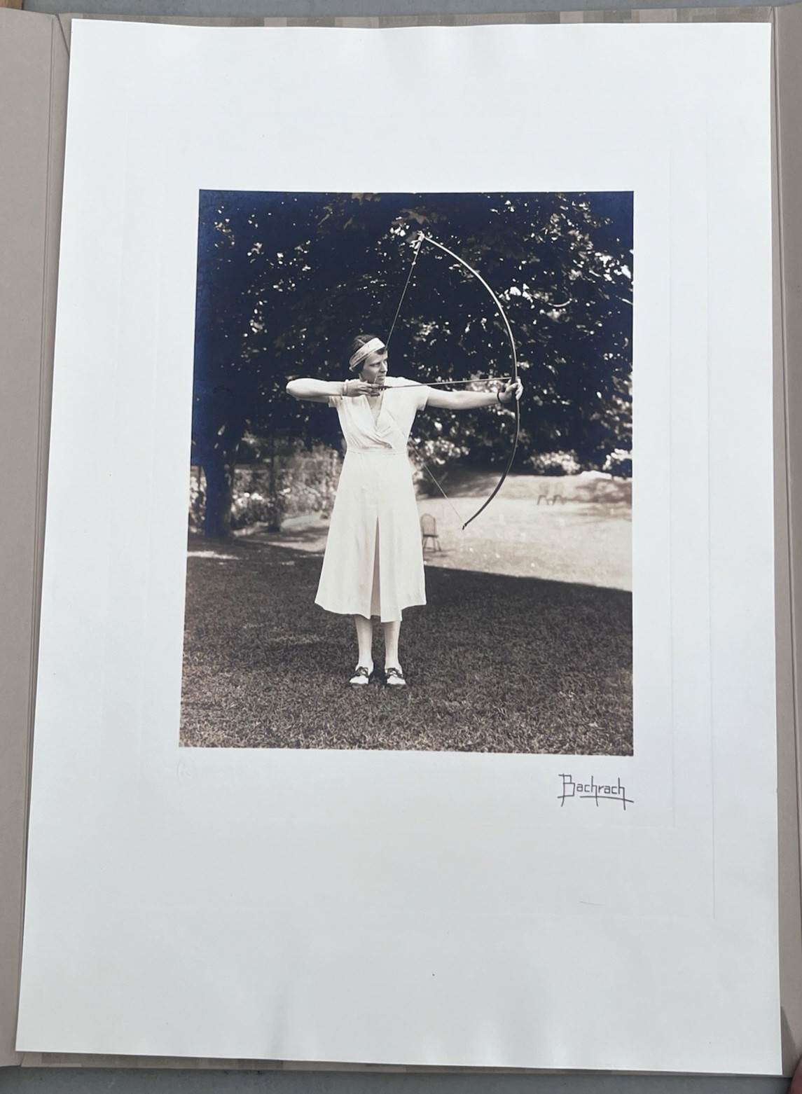 James Madison Frank Huntington Beebe Daughter Archery Bachrach Photograph Photo