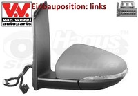 Van Wezel 5735807 AußEnspiegel Links Spiegel AußEn FüR Vw