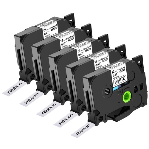 5 pk TZe-R231 TZ-R231 For Brother P-Touch Ribbon Tape 12mm 0.47 PT-E110 ...