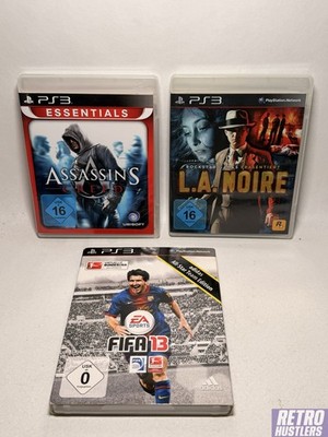PS3 LA Noire mit Anleitung + Fifa 13 + Assassins Creed