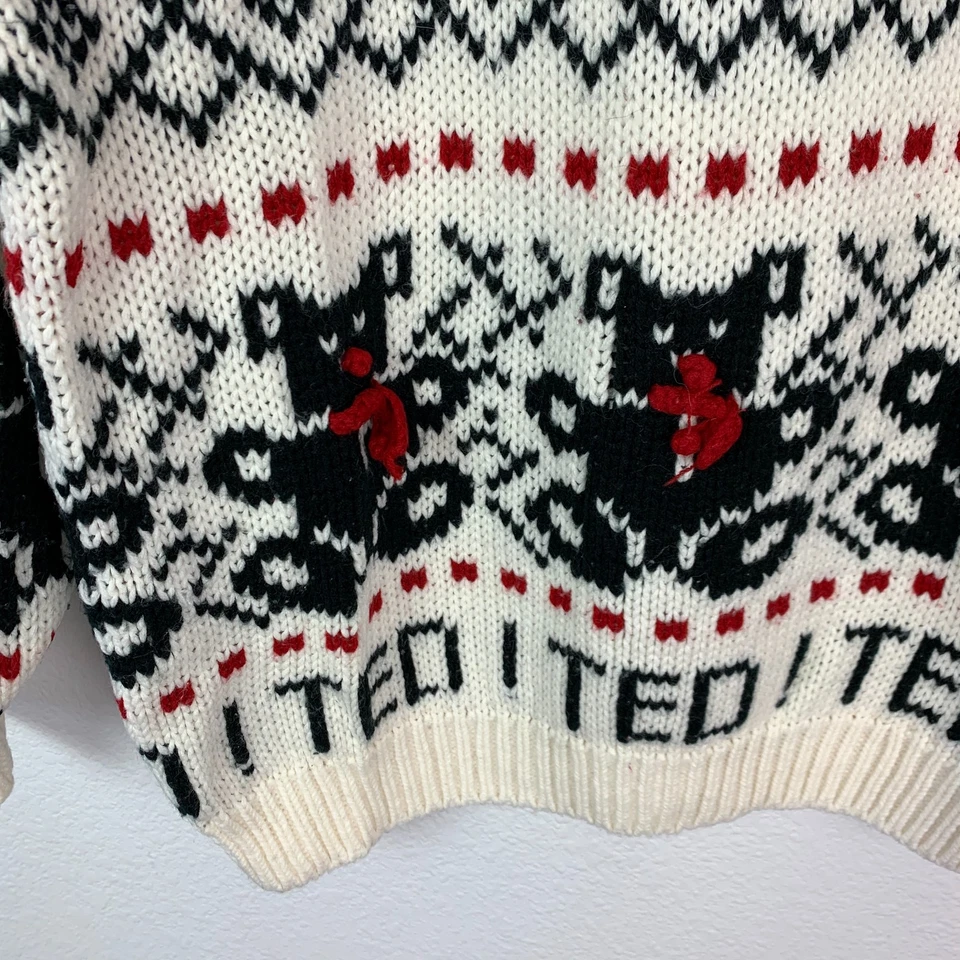 Suéter De Colección Años 80 ATB Ted Ted Ted Ted Ted Ted Grannycore Para Mujer Grande Corea Foto 2 de 4