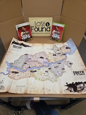 Red Dead Redemption Xbox 360 w/ Manual Map & Insert Complete CIB Tested