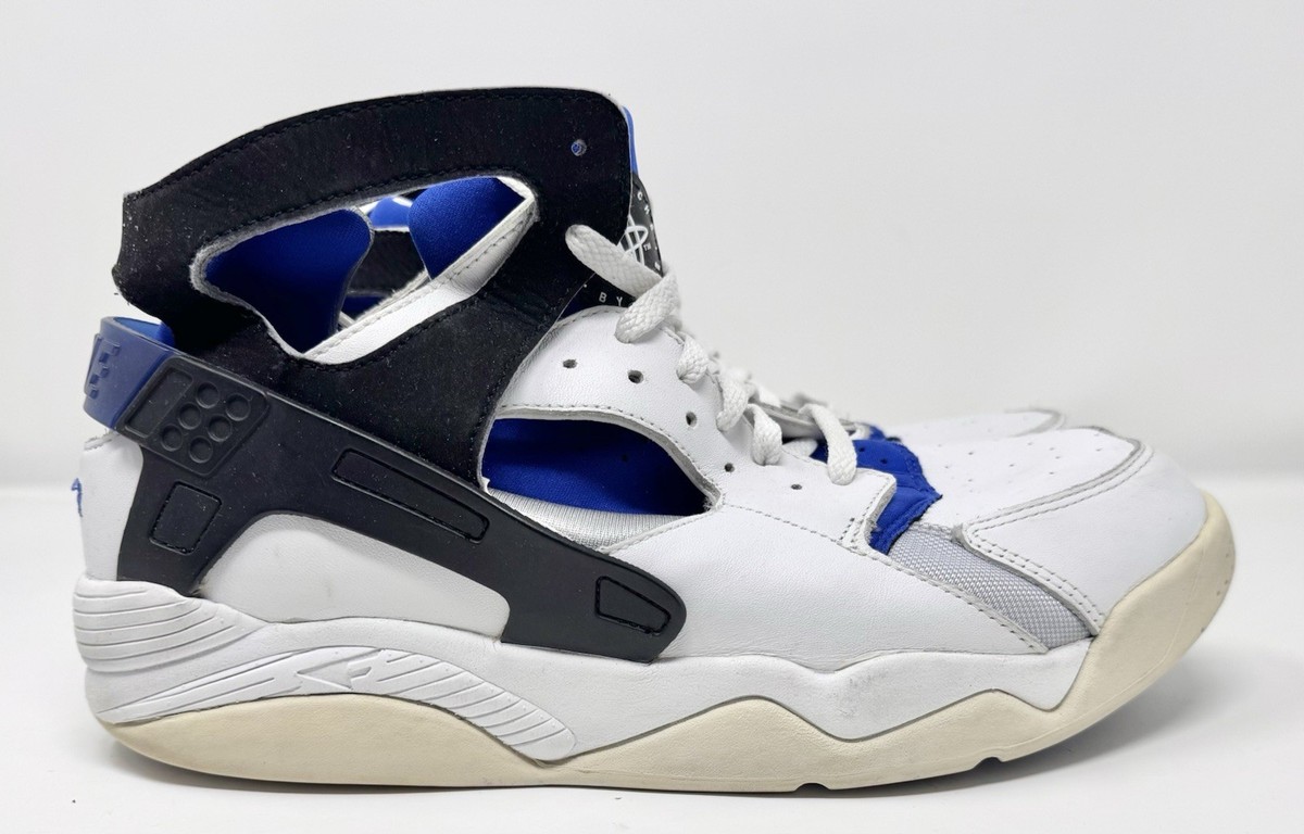 Vintage 2003 Nike Air Flight Huarache White Sport Royal Vintage 2003 Nike Air Flight Huarache White Sport Royal