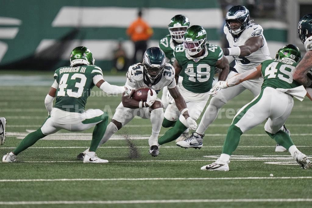 Mario Goodrich III New York Jets NFL Authentic Game Used Jersey (Clemson)