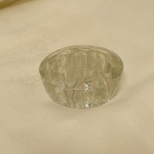 Vintage Clear Glass Flower Frog Floral Arrangement Holder 