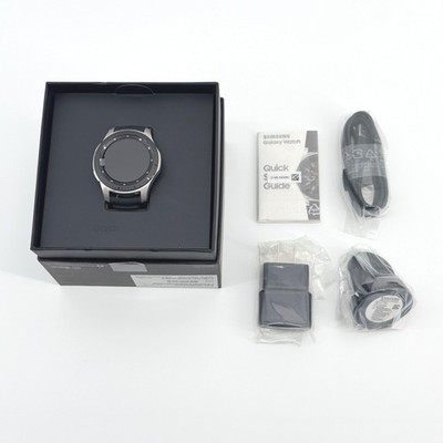 Samsung Galaxy Watch Smartwatch Mens 46mm Silver Bluetooth SM-R800 Fitness NEW