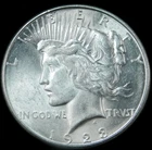 1923 PEACE SILVER DOLLAR COINS SAN FRANCISCO MINT NICELY PRESERVED 103 YEARS OLD