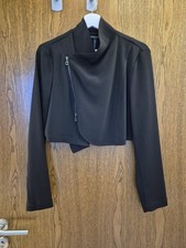 Sarah Pacini Kurzjacke schwarz Gr. 2 M Neu mit Reissverschluss