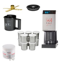 PacoJet 2 PLUS Set Promozionale Professionale incl. Set di 10 Tazze in Acciaio Cromato e Pulizia