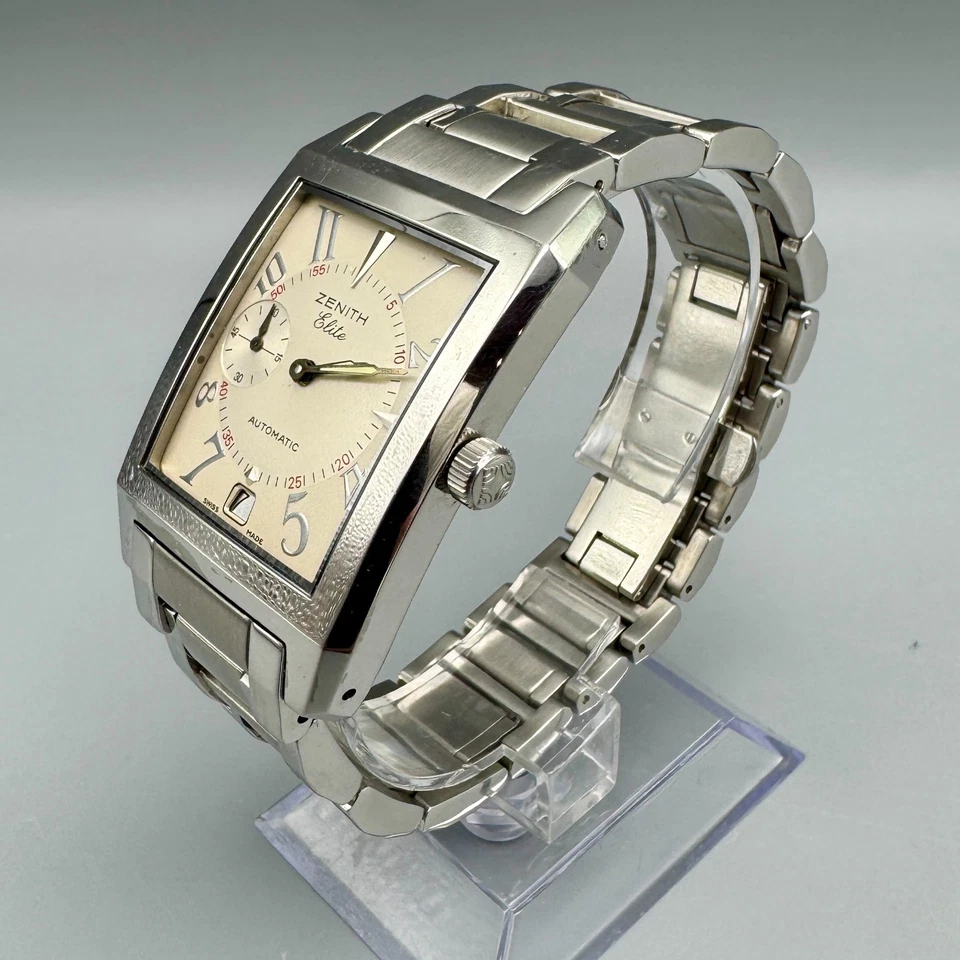 Zenith Elite Port Royal V orologio automatico acciaio 31x44 mm Swiss 2000 ca - Image 2 of 4