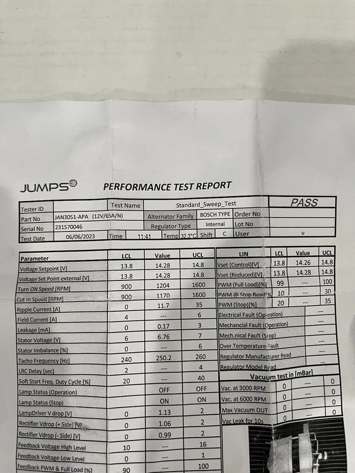 JAN3051 – 12V Bosch K1 Type Alternator - Image 3 of 3