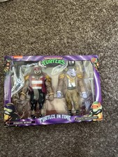 NECA Teenage Mutant Ninja Turtles in Time Pirate Bebop Rocksteady Action Figure
