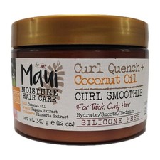 Maui Moisture Curl Quench  Coconut Oil Curl Smoothie, 12 oz, NEW, IMPERFECT LID