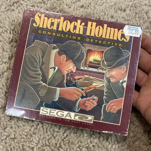 Sherlock Holmes & Sega Classics Sega CD CIB New Sealed Video Game- Sealed