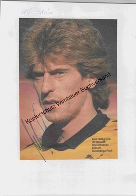 Original Autogramm Uli Stein /// Autograph signiert signed signee Stein, Ulrich