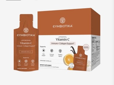 24 pouches  Cymbiotika Liposomal Vitamin C - Citrus Vanilla - 1000mg per serving