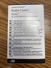 NEW Cardinal Health Filac Probe Covers - 20 Per Box, Expires 7/31/2029