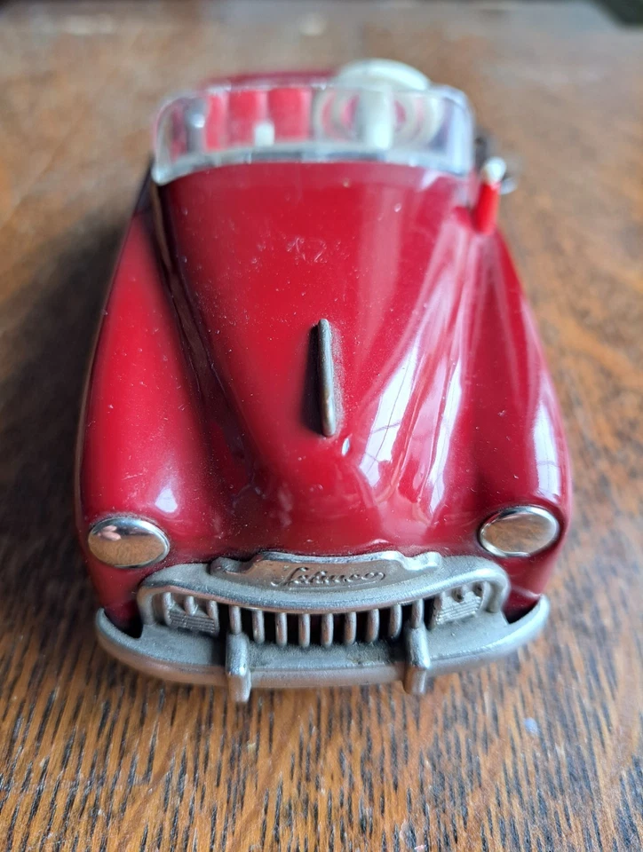 De Colección Schuco Radio 4012 Cuerda Coche/Caja de Música Granate Completo Funciona Zona EE. UU. Alemania Foto 2 de 4