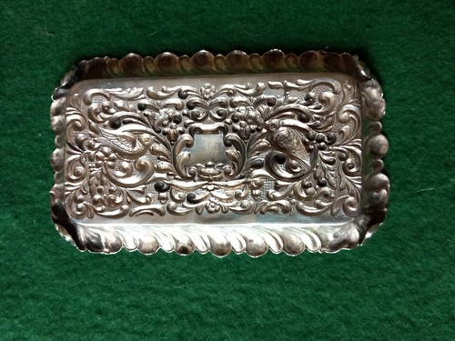 Hallmark Silver Trinket Pin Tray ~ 12 × 7.3cm ~ B/Ham 1904 ~ 40g - Picture 11 of 17