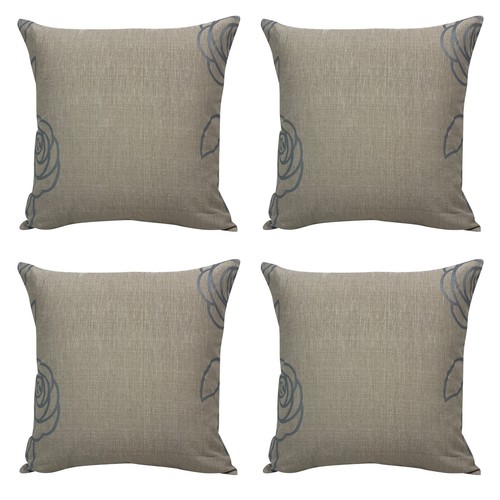 Cushion Covers LUXURY Floral Contemporary Design **9 Designs** 18x18 Pack of 4 - Picture 17 of 28