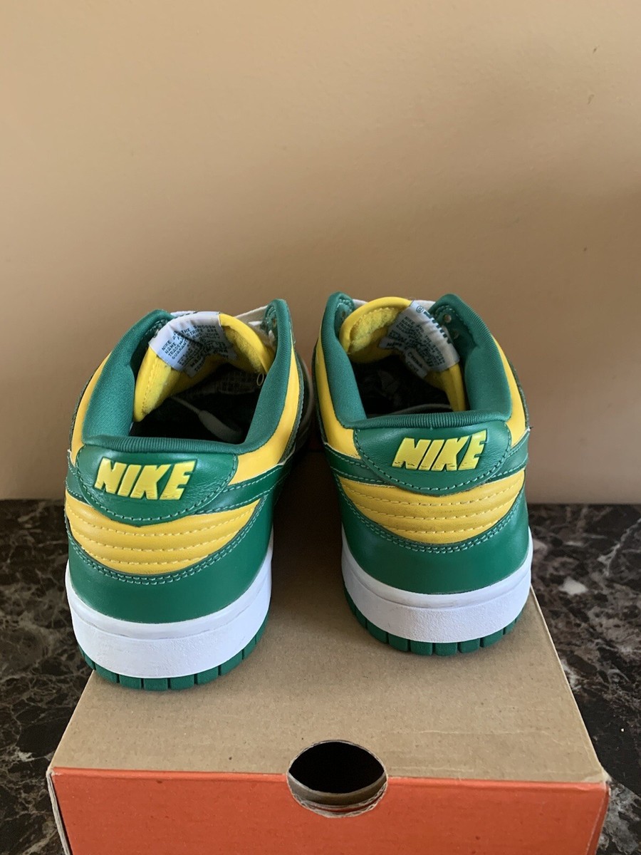 Vintage 2001 Nike Dunk Low Brazil OG Size 9.5 Mens Used Maize 