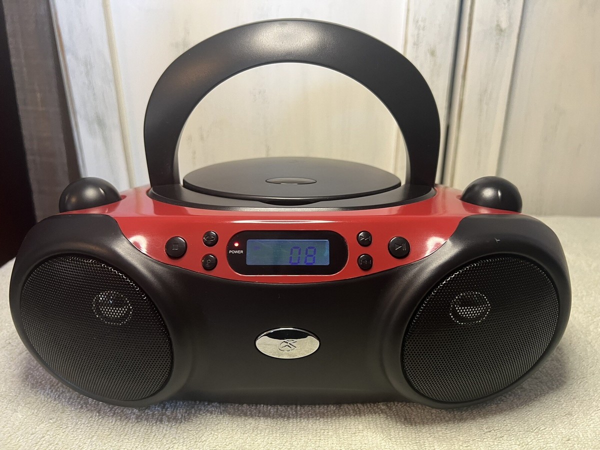 【中古】 ボディ・リズム/ＣＤ/BVCP-871 GPX BC232R CD/CD-RW Playback/AM FM Radio/CD-R Playback Boombox Red