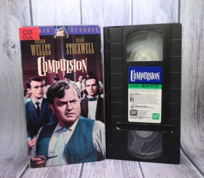 COMPULSION 1959 VHS Tape Drama Thriller ORSON WELLES Classic Film