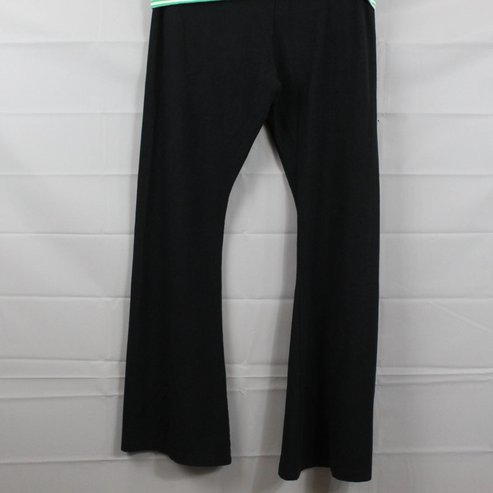 victoria-secret-vs foldover flare green y2k yoga leggings