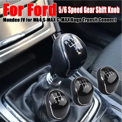 5/6 Speed Gear Shift Knob for FORD Mondeo IV ForMk4 S-MAX C-MAX Kuga Transit Con