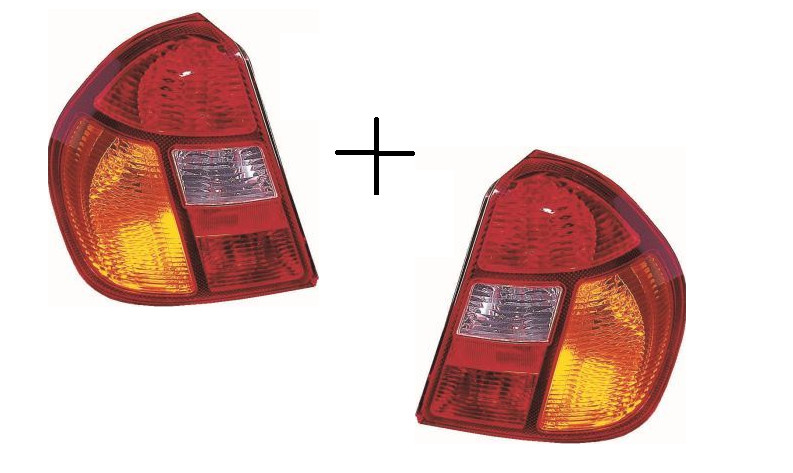 Feu arriere pour Renault Thalia 1998-2001 pour corriger les defauts de controle technique