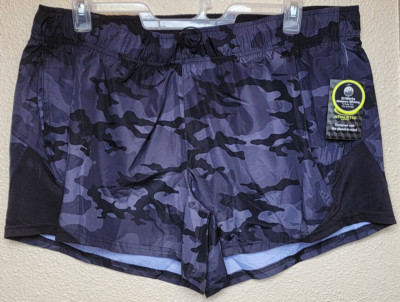 ★BADBLOOD★ AQUA Vintage Club Skort Shorts Black Camo w-srt ◇BADBLOOD◇ AQUA Vintage Club Skort Shorts Black Camo w-srt