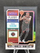 2023-24 Panini Contenders Playoff Ticket #30 PASCAL SIAKAM Toronto Raptors #/249