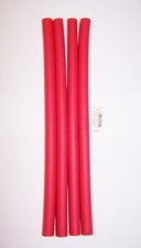 4x Papilotten -ROT- Lockenwickler Flexwickler Ø 12 mm- 250mm Lang (Lose) Solida