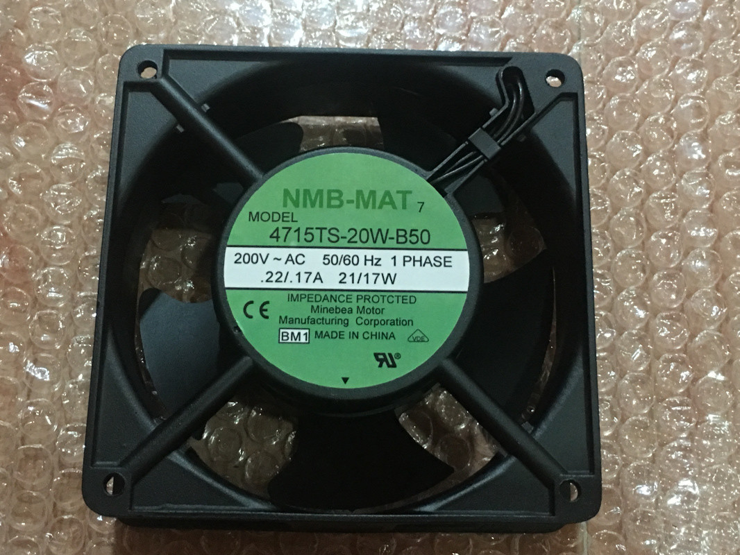  NMB-MAT 4715TS-20W-B50 200VAC 21/17W aluminum frame cooling fan Good quality