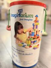 IMAGINARIUM DISCOVERY 118 Wooden Block Set 3 , Very Good Condition.